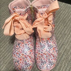 Sperry Women's Floral Pink Boots